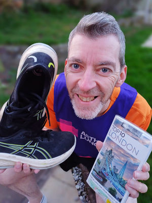 Dave Burrows is determined to finish this year's race.