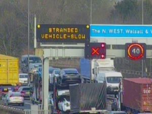 Supporting image for story: Rush hour delays on the M6 in the Black Country