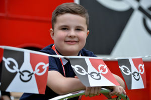 Finley Hill from Belbroughton was the VIP guest at Halesowen Carnival