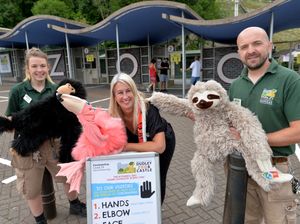 Supporting image for story: MP takes family to Dudley Zoo for reopening