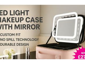 Supporting image for story: Why the LED Light Makeup Case with mirror is a must-have for your beauty routine - selling fast