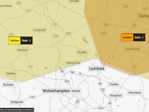 Supporting image for story: Thirty-hour weather warning issued and flooding 'possible' in the Black Country as Storm Babet rages
