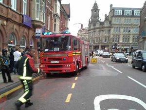 Supporting image for story: IN PICTURES: 40 evacuated after toaster sparks Wolverhampton city centre fire