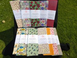 The re-usable beeswax food wraps
