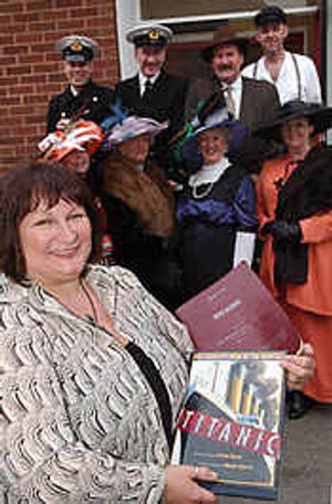 Lynn has an ear for a character. Indeed this particular ship didn't even have a captain until she heard a voice booming down the corridor one day at the County Council offices.