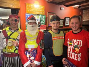 Supporting image for story: Running club definitely not clueless when it comes to helping charity

