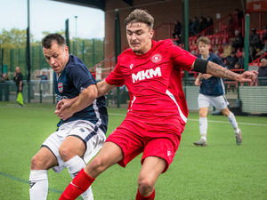 Supporting image for story: Stafford Town's Ben Herrington back in the goals after battling back from heart scare