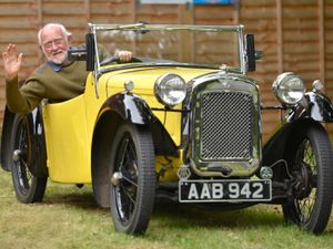 Supporting image for story: Phil rolls out classic and vintage machines for charity garden party