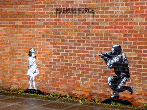 Supporting image for story: Banksy speculation begins after mystery street art pops up in Wolverhampton 