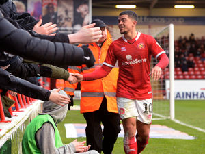 Supporting image for story: Josh Gordon and Alfie Bates pick up season awards from Walsall Supporters' Trust
