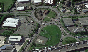 The notorious Birchley Island in Oldbury