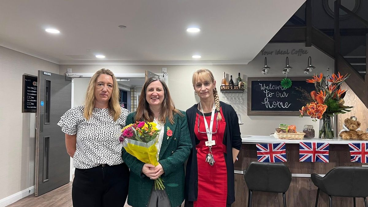 Singing, smiles and stories as Shrewsbury MP visits Lime Trees Care Home