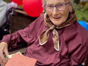 Supporting image for story: Ludlow care home resident celebrates 99th birthday