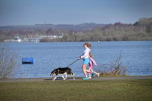 It was a sunny day at Chasewater in Burntwood on Saturday