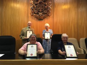 Supporting image for story: Former councillors made Honorary Alderman and Honorary Alderwomen