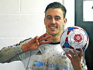 Supporting image for story: AFC Telford hat-trick hero wants more goals