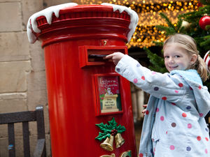 Supporting image for story: Special delivery as postbox for Santa letters arrives in Shrewsbury