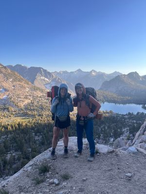 Kate and Nicola in the Sierras