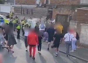 Footage from the scene 