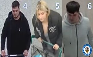 The six people are wanted by police in connection with a series of thefts between November and December last year. Photo: West Midlands Police