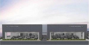 An artist's impression of the new showroom and dealership