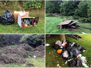 Supporting image for story: Travellers forced to leave playing fields - but rubbish left behind