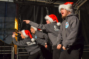 The Oswestry lights switch-on. Photo: Graham Mitchell