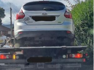 Supporting image for story: Car that was 'illegally' on the road seized by police in Shropshire village