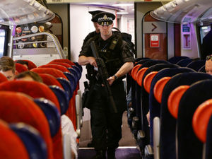 Supporting image for story: Armed police patrol Birmingham trains after Manchester terror attack