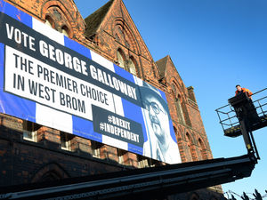 Supporting image for story: Express & Star comment: Battle of the banner displays election tensions 