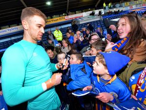 Supporting image for story: Shrewsbury Town v West Ham: Joe Hart mobbed as fans draw comfort from cup thriller - PICTURES