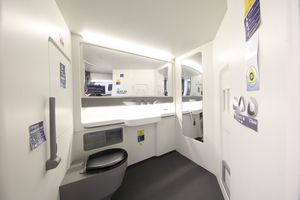 HS2 Class 895 model bathroom.