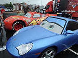Supporting image for story: Stars from Disney film Cars check in