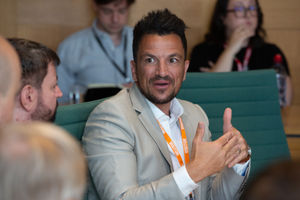 Peter Andre speaks in Parliament