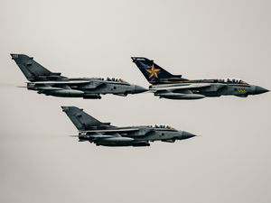 Supporting image for story: Eyes to the sky as RAF Tornados roar over region in finale tour - VIDEO and PICTURES