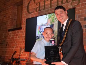 Supporting image for story: Young fundraiser, Theo, receives mayoral award