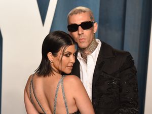 Supporting image for story: Kourtney Kardashian reveals to Travis Barker at Blink-182 concert she’s pregnant