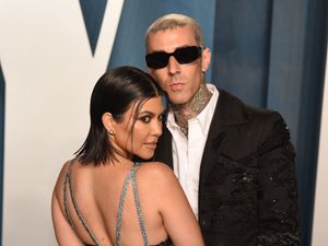 Supporting image for story: Kourtney Kardashian reveals to Travis Barker at Blink-182 concert she’s pregnant