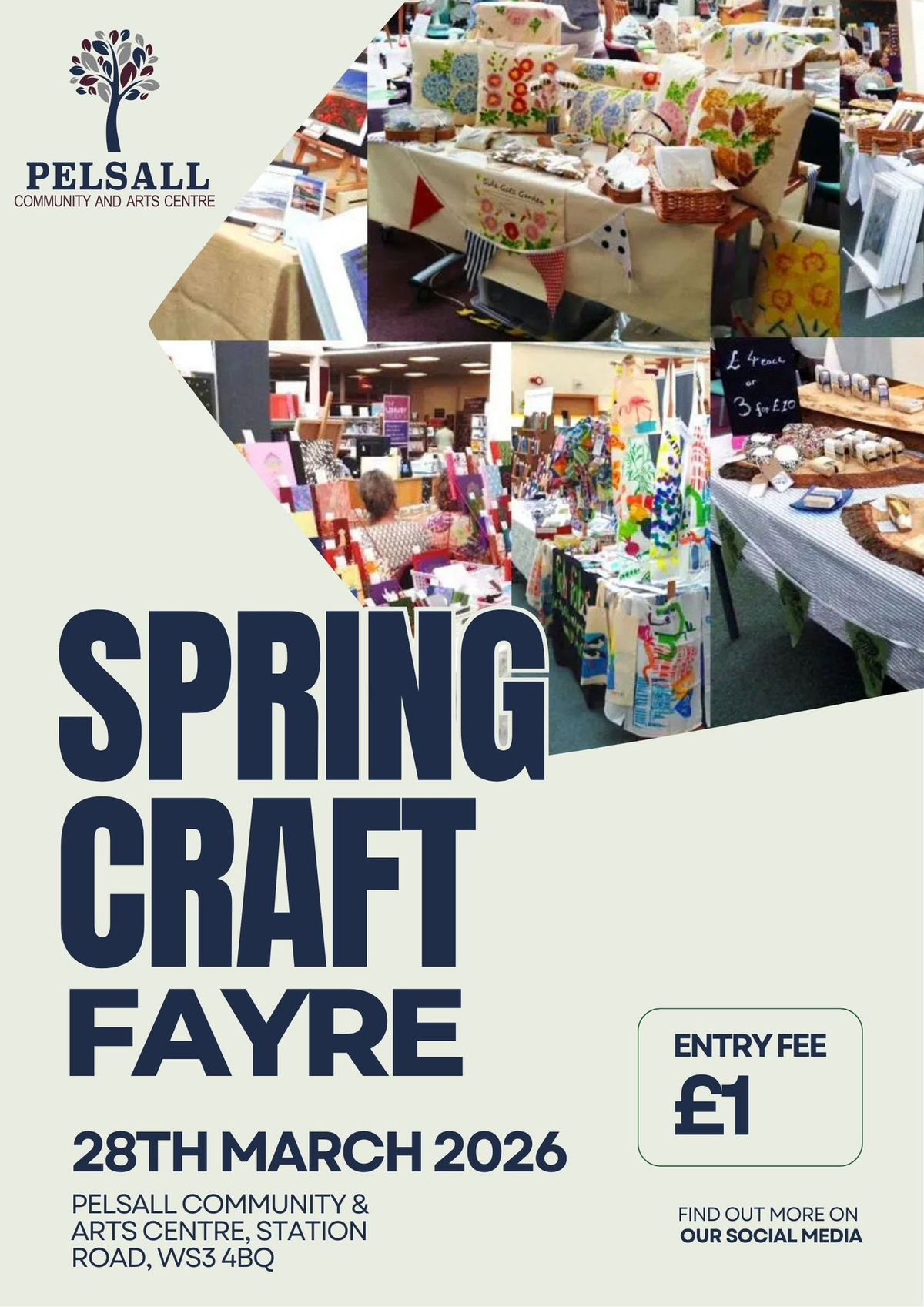 Spring Craft Fayre returns to Pelsall Community and Arts Centre