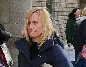 Pc Julie Thomas leaves court after seeing Clover Johnson jailed for eight years
