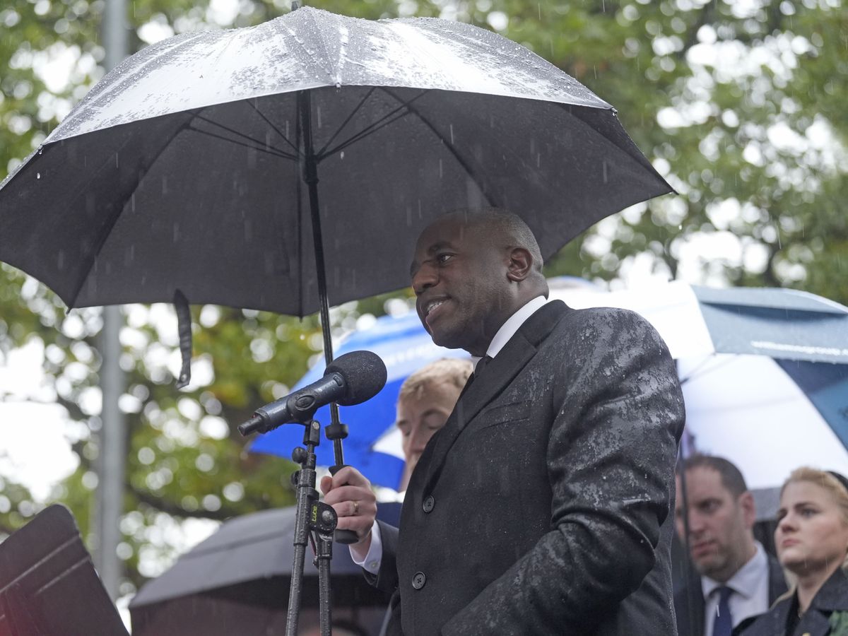 David Lammy heckled at vigil near site of Manchester terror attack