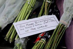 Fans at the Black Sabbath Bridge. Photo: Joseph Walshe/SWNS