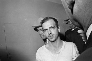 Prime suspect Lee Harvey Oswald after his arrest.