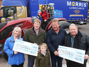 Supporting image for story: Tractor run raises £12k for charity