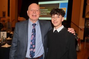 Express & Star journalist Pete Madeley was a big part of the awards before he died earlier this year. His dad John and son Elias Madeley attended this year's event