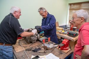 Members hard at work on their next project. Photo: Barratt Homes