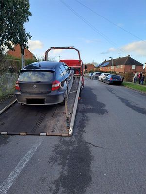 Police seized three vehicles in total. Picture: West Mercia Police/Simon Wilkey.