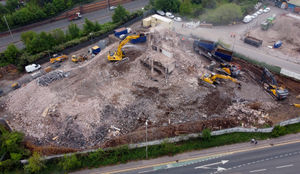 The former site of Cavendish House near Dudley town centre