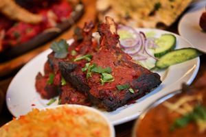 The lamb chops at the Broadway