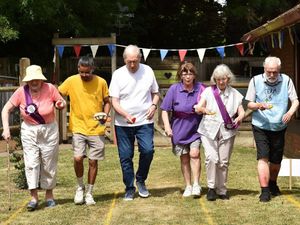 Supporting image for story: Going for gold! Shrewsbury care home hosts sports day for local community
